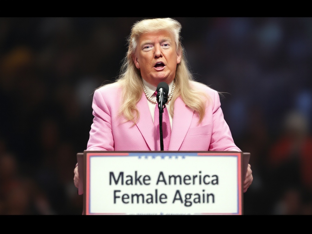 Donna Trump in pink suit