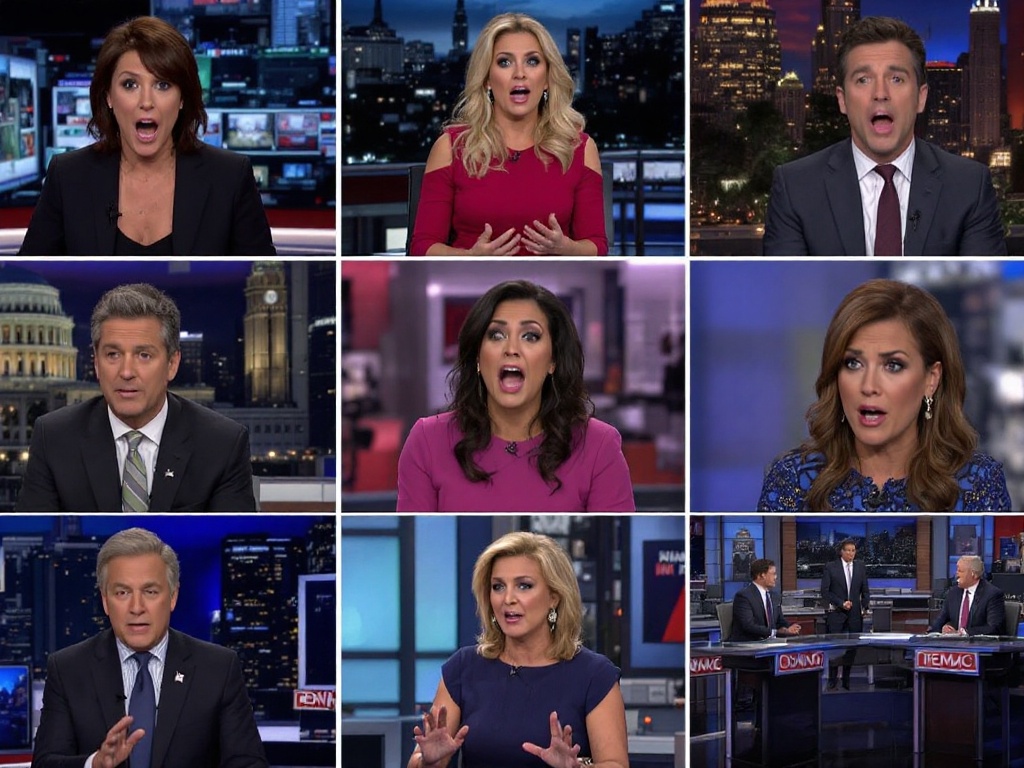 News anchors shocked reactions